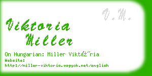 viktoria miller business card